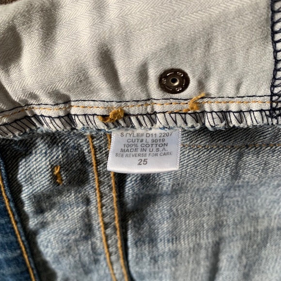 High rise denim shorts - Picture 4 of 4